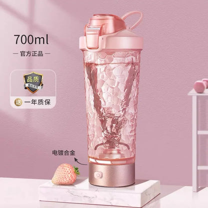 USB Electric Protein Shaker Bottle Portable 1200Mah Rechargeable Blender Cup Multipurpose 650Ml Mixing Cups for Fitness Workout